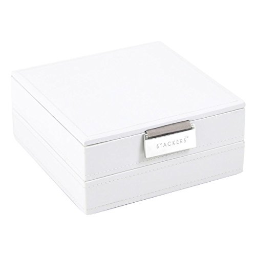 StackersStackers White Charm Jewellery Box- Set of 2