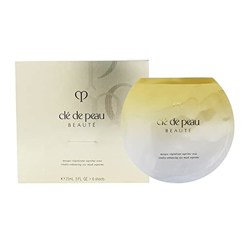 CLE DE PEAU Vitality-Enhancing Eye Mask Supreme 15 ml x 6 Sheets, White, 1 count (Pack of 6) - Image 2
