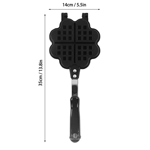 Gaufrier double face cœur antiadhésif accessoire de cuisine - 8