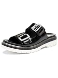 Semelle interchangeable ARA Sandales Malaga pour femme, Noir, 37 EU