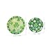 CORHAD 20pcs Shamrock Paper Plates Disposable Tableware for Patrick's Day Parties Safe Paper Material Capacity for Family Gatherings and Celebrations