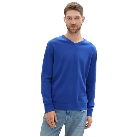 TOM TAILOR V-Neck Knitted Sweater for Men Cover