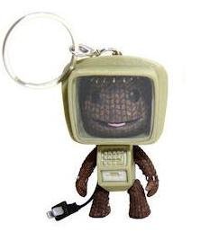 LittleBigPlanet 2-Inch Keychain Sackboy Computer Gear/ Sackbot