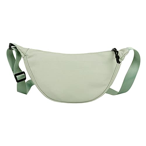 Tainrunse Bolso de hombro para mujer, portátil, para axilas, de gran capacidad, para mujer, verde, Small