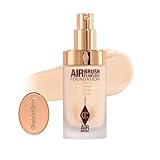 Charlotte Tilbury Airbrush Flawless Matte Foundation - Full Coverage Liquid Makeup with a Natural-Matte Finish - Smoothes & Blurs Pores - Waterproof & Transfer Resistant - 2 Neutral