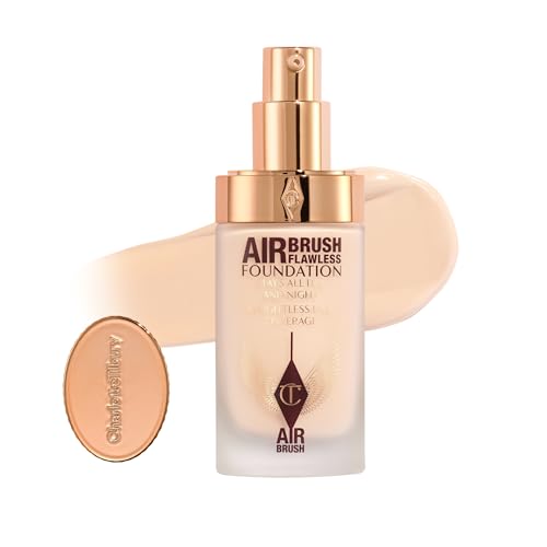 Charlotte Tilbury Airbrush Flawless Matte Foundation - Full Coverage Liquid Makeup with a Natural-Matte Finish - Smoothes & Blurs Pores - Waterproof & Transfer Resistant - 2 Neutral