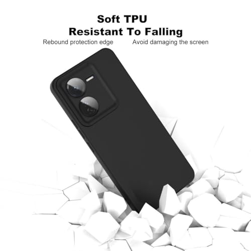 Image of Back Cover case Compatible for IQOO Z9 5G - Premium Matte Finish with Camera Protection