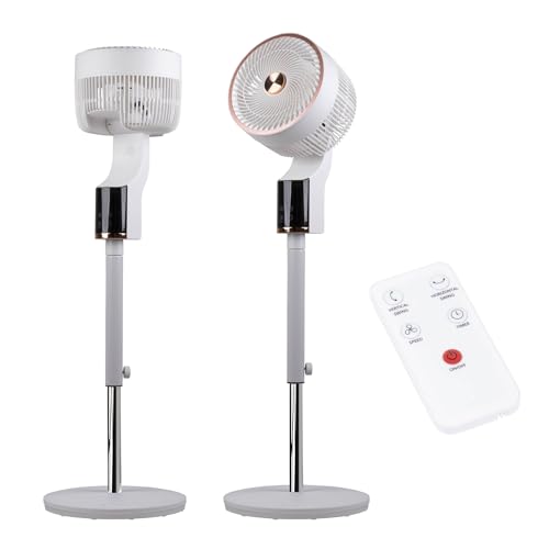 Opiniones de Ventilador T Fal que puedes comprar esta semana. 49 MAGMALIFE Ventilador de Pedestal 50W, Control Remoto, Pantalla LED, 3 Velocidades, Temporizador 12H, Difusor de Aroma, Oscilación e Inclinación 90°, Altura Ajustable,...