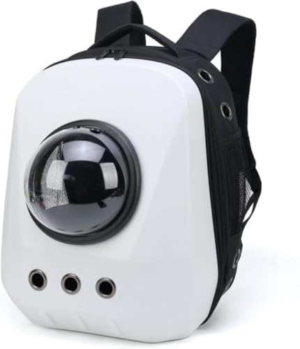MYJYG ペットキャリーバッグ 大型 猫リュック 耐荷重キャリーバッグ 宇宙船 カプセル 広々空間 小型犬用 軽量 ペットバッグ バッグ 猫犬兼用バックパック ペットリュックサック (B)