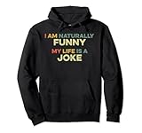 Cadeau parfait pour un ami ou une famille qui dirait que je suis naturellement drôle, ma vie est une blague car ils ne se prennent pas trop au sérieux. Couleurs rétro vintage et dictons humoristiques pour les fans de blagues, d'humour, de designs fantaisie qui font rire les gens.