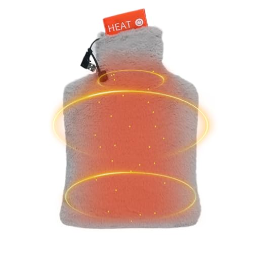 Botella eléctrica recargable USB para calentar el cuello en invierno