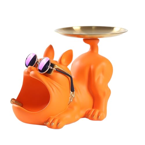 Organizador de escritorio y caja de almacenamiento bulldog para salón y cocina 2
