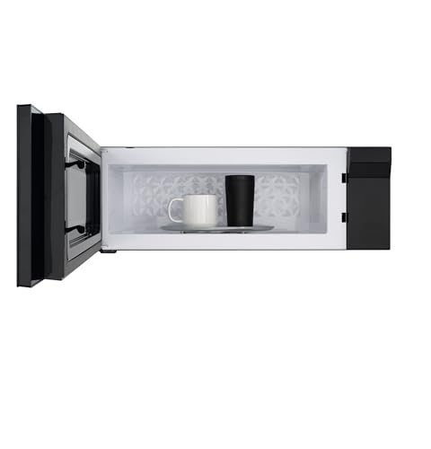 Image of GE Profile 30 inch Over-the-Range Low Profile Microwave, 1.2 Cu. Ft., 1000 Watts, 400 CFM Hood Vent, LED Lighting, Auto Defrost, Installer-Friendly, Stainless Steel, UVM9125STSS