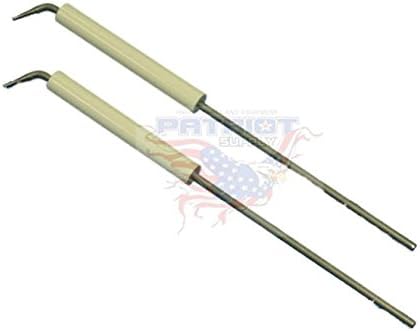 CARLIN 82776S Electrode Set, 7" Nominal, Approx. 8 3/4" OAL