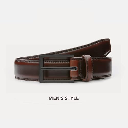 Image of ZORO Men's Vegan Leather Belt for Men | (Black /Brown) | Sizes on upto 28 to 46
