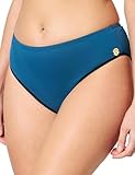 Haute pression Damen Tahiti Culotte de Bain Haute Menstruel Femme Bikini-Unterteile, blau, 42