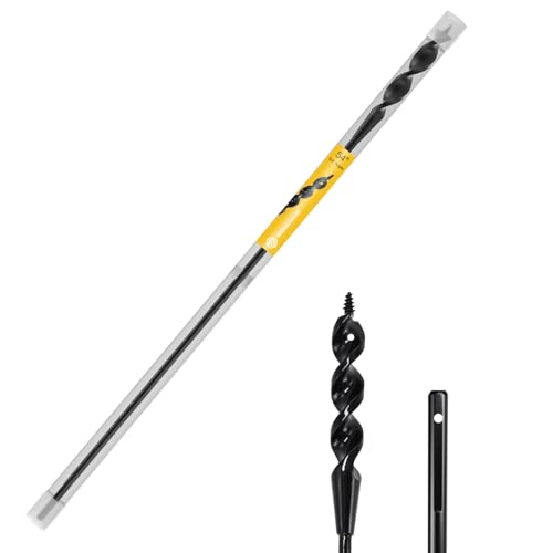 HUAALIUCHE 54" Flexible Drill Bit for Wiring, 1/2" Auger