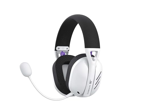 Fone de Ouvido Headset Gamer Havit Fuxi-H3 White Black, Com Fio e Sem Fio, Wireless 2,4GHz, Bluetoot