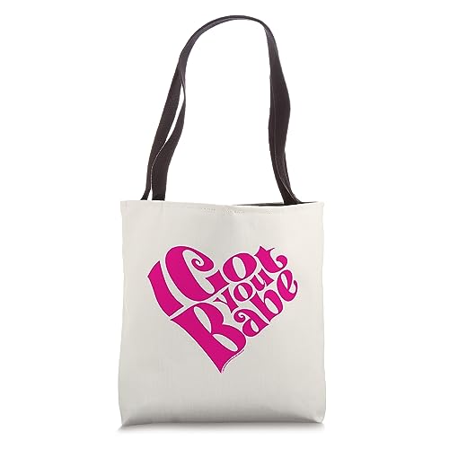 Sonny & Cher I Got You Babe Heart Tote Bag miniatura 1