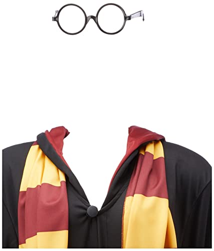 Sulamericana Fantasia, Harry Potter Adulto Masculino, Preto/Vermelho/Amarelo, G 46/48 Paquete De 3