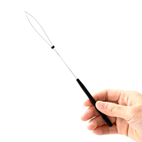 FOSHIO Alicate de extensão de cabelo de aço inoxidável 500 peças de contas de extensão de cabelo pre