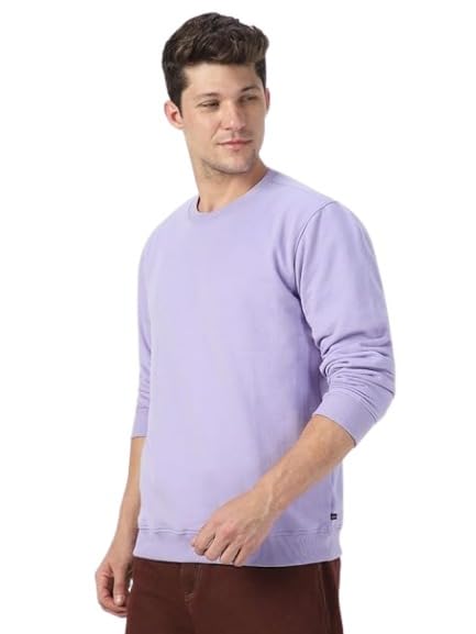 Adixus Solid Round Neck Cotton Fleece Sweatshirt for Men Regular use Full Sleeve-picture-15