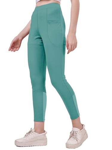Image of Mehrang Gym Wear for Women Stretchable Yoga Pants, Fitness Gym Leggings, Gym Pants, Track Pants, Sports Tights, Active Wear Lower for Women