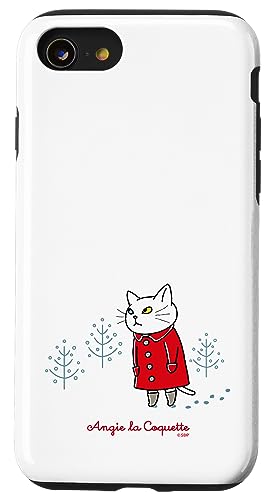 アンジー・ラ・コケット／麗しのアンジー 赤いコート スマホケース iPhone SE (2020) / 7 / 8 用