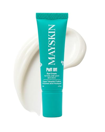 Image of Puff Off Eye Cream - Retinal, Copper Peptides & Caffeine for Dark Circles, Puffiness & Fine Lines | Bifida Ferment Lysate & 7 Botanicals | Dermatologically Tested | For Women & Men | 10ml