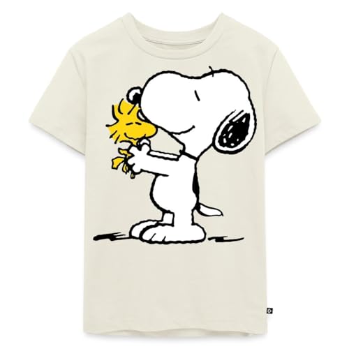 T-shirt Enfant Premium Snoopy Peanuts Woodstock vêtement coton graphique