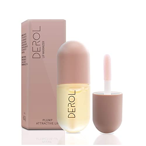 DEROL Lip Plumper: Lip Plumper Set by Vafee, Natural Lip Plumper and Lip Care Serum, Lip Enhancer for Fuller, Lip Mask, Beautiful Fuller, Hydrating & Reduce Fine Lines (Day)