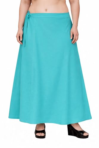 Image of CITIX Pure Cotton Petticoat for Woman Saree | Adujastable Drawstring Waist