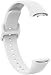 Produktbild szlsl88 Uhrenarmband, verstellbar, verschleißfest, weiche Ersatzteile, TPU, 17 mm, Smart-Armband, Dornschließe für Galaxy Fit SM-R370 (weiß), Nicht Null, weiß