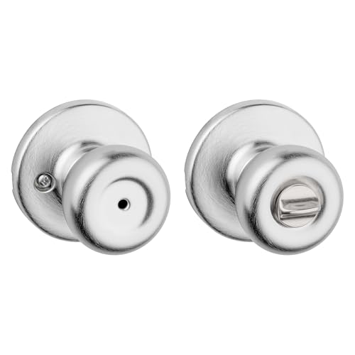 Kwikset 93001-927 Tylo Privacy Bed/Bath Knob in Satin Chrome