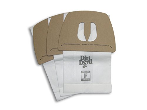 Image of Dirt Devil Vacuum Cleaner Bags for Canister Vacs, Pack of 3, White, Style F