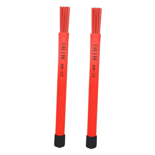 Levemolo Stainless Steel Wire Brush Drum Set Accessory Drum Brush for Beginners Professional