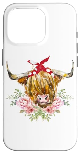 Highland ƐԂo_i   l Heifer X}zP[X iPhone 16 Pro p