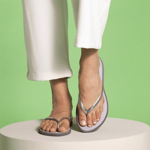 Havaianas Slim Point Steel Grey Kadın Terlik, Gümüş, 37/38 EU, numeric_37, numeric_38