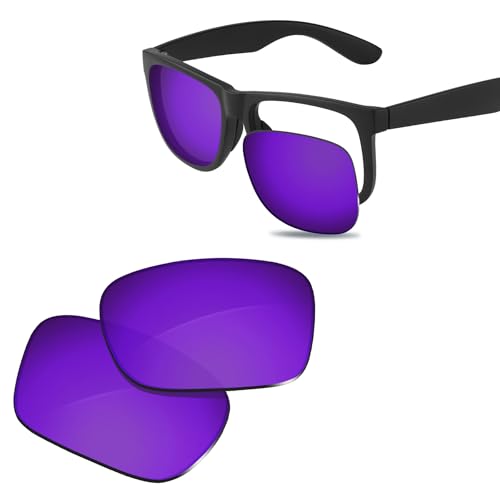Image of 100% Precise-Fit Replacement Sunglass Lenses for Ray-Ban Justin RB4165 54mm