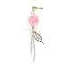 Water & Wood 1pcs Cute Pink Flower 3.5mm Anti Dust Plug for iPhone Samsung HTC