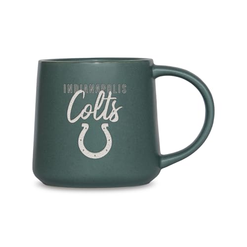 Rico Industries NFL Football Indianapolis Colts Sage 16oz Ceramic Taper Mug