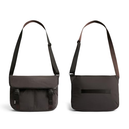Bellroy Cinch Messenger Bag - 12 Liter Lightweight Shoulder Bag, Charcoal Color, Water-Resistant Fabric, Effortless Orga