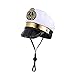 KESYOO Captain Hat Cap Pet Navy Marine Admiral Hat Ship Sailor Cap for Pet Dog Cosplay Costume Props