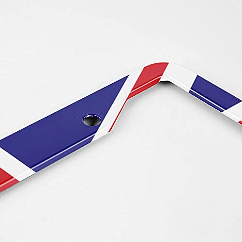 Beabes The Union Jack British Flag License Plate Frame United Kingdom Flag Novelty License Plate Frame License Plate Cover Car Tag Holder Metal License Plate Frame For Us Vehicles Standard #TOP2
