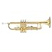 Trumpets For Beginner Brass Trumpet Bb With 7C Mouthpiece Standard Professional Beginner Gold