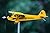Thyggzjbs Piper J3 Cub Airplane Weathervane,3D Unique and Magical Metal Windmill Outdoor Wind Sculpture Kinetic Sculpture for Yard/Garden/Decor Decoration,Gifts for Flight Lovers