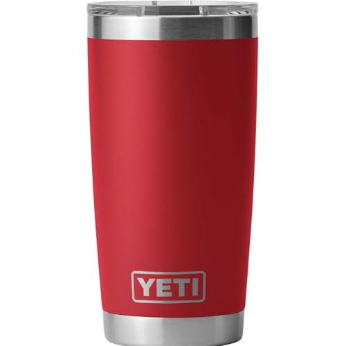 YETI Rambler Becher Mit MagSlider Deckel, Rescue Red, 20 oz (591 ml)