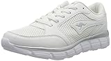 Leichte Laufsohle KangaROOS Damen KR-Rimble Sneaker, White/Vapor Grey, 40 EU