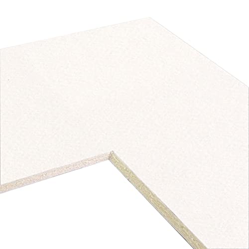 Craig Frames B133 Pre-Cut Mat Board for 17x22 Print, 22x28, Seashell White