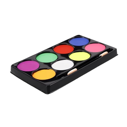 DECORNIJIA Paleta De Pintura Corporal Bálsamo De Maquillaje Aceite Pintura Facial Pintura Corporal Disfraz Paleta De Pintura Corporal Paleta De Pintura Facial Artística Paleta De